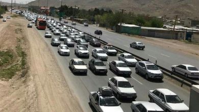 Photo of تردد بالای خودروها در جاده‌های استان