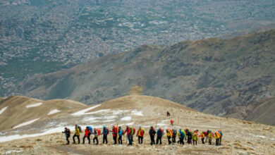 Photo of کوهنوردان ملایری بر بلندای قله ۳۹۶۲ متری توچال ایستادند