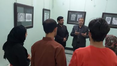 Photo of افتتاح نمایشگاه انفرادی نقاشی هنرمند ملایری